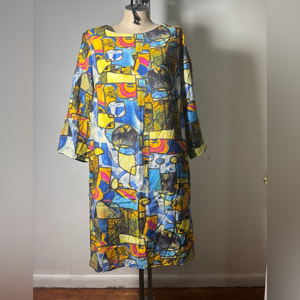 Abstract Vintage Dress